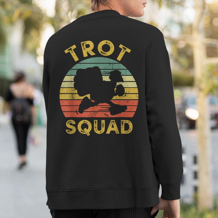 Turkey Trot Squad Thanksgiving Running Family Matching Sweatshirt Back Print