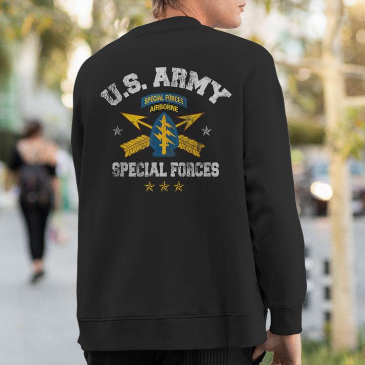 Us Special Forces Group Airborne Veteran Sfg 4Th Of July Men Sweatshirt Back Print