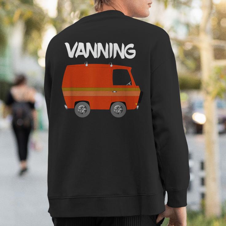 Vanning Van 70S Van Hippie Sweatshirt Back Print