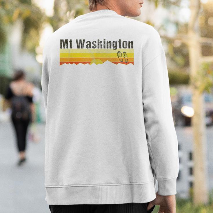 Mt Washington Nh Vintage Mt Washington Sweatshirt Back Print