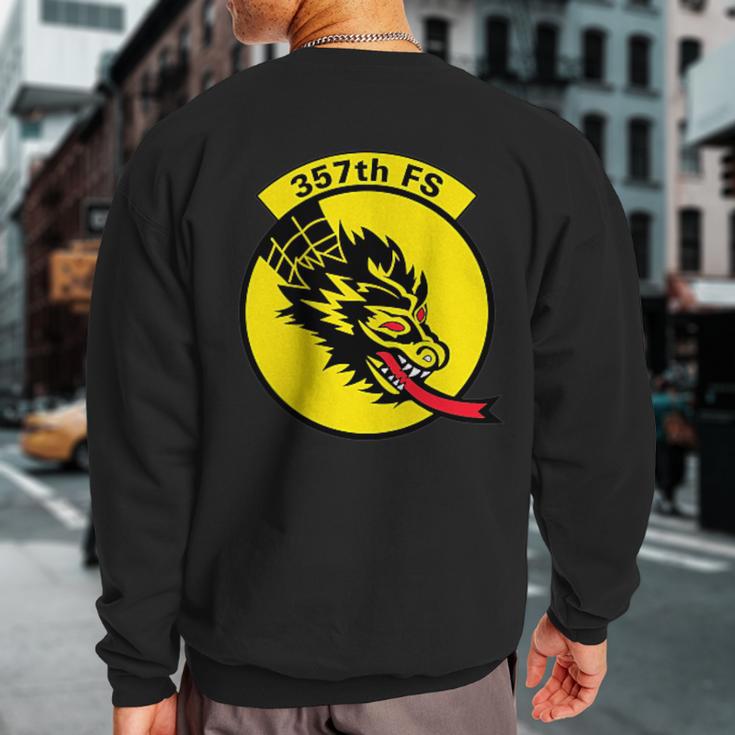 357Th Fighter Squadron Air Force Military Veteran Patch Sweatshirt Back Print