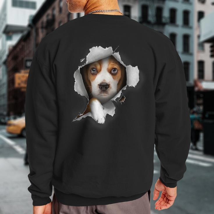 Beagle Lover Dog Lover Beagle Owner Beagle Sweatshirt Back Print