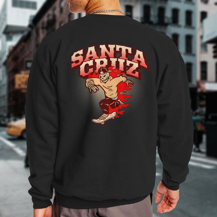 Classic California Skater Santa Cruz Sweatshirt Back Print