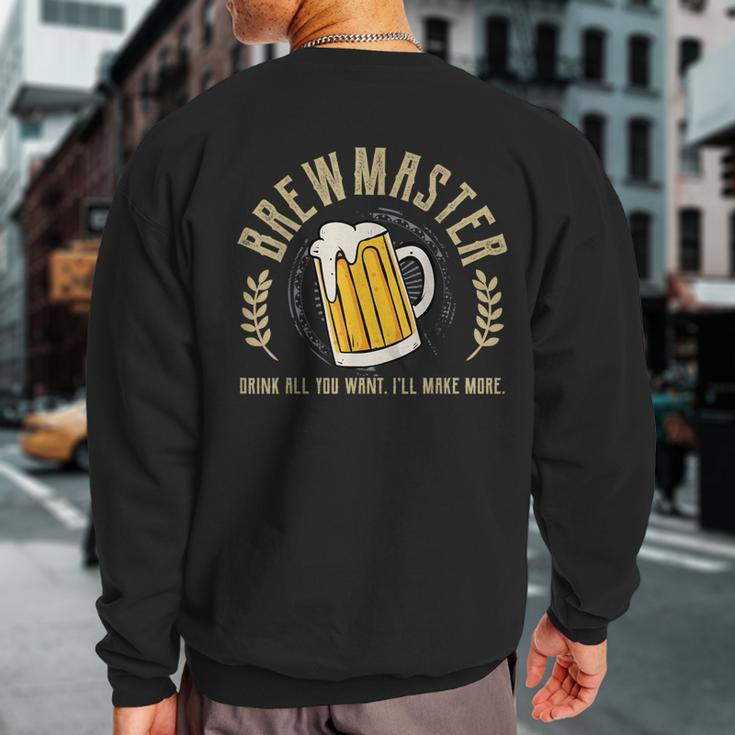 Craft Brewing For Brewmaters Sweatshirt Back Print