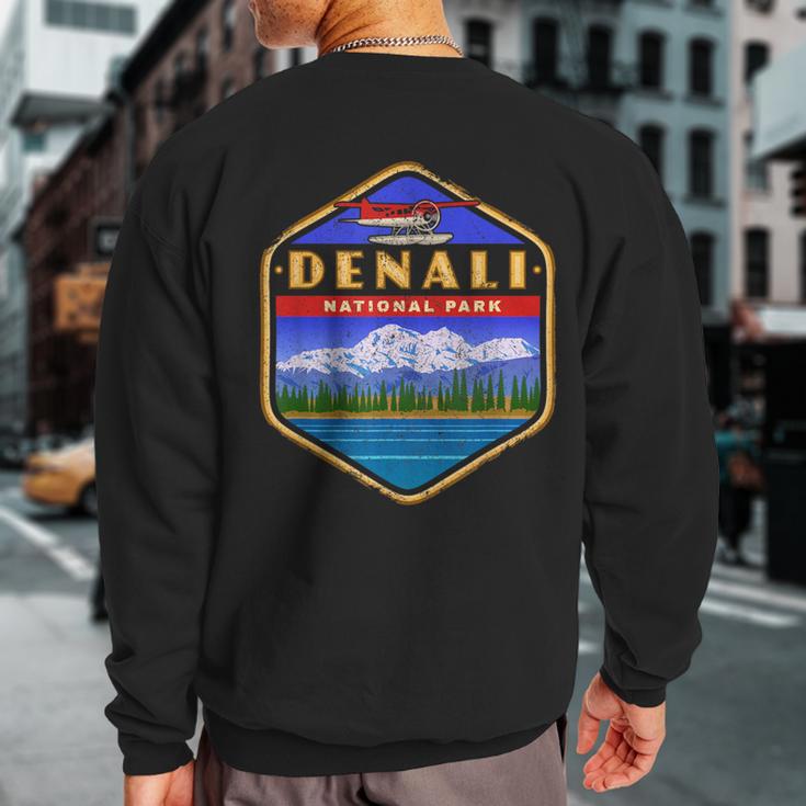 Denali National Park Alaska National Park Sweatshirt Back Print