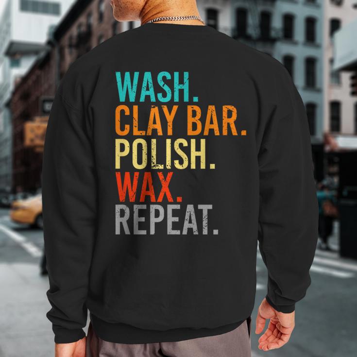 Car Detailer For Detailing Sweatshirt Back Print