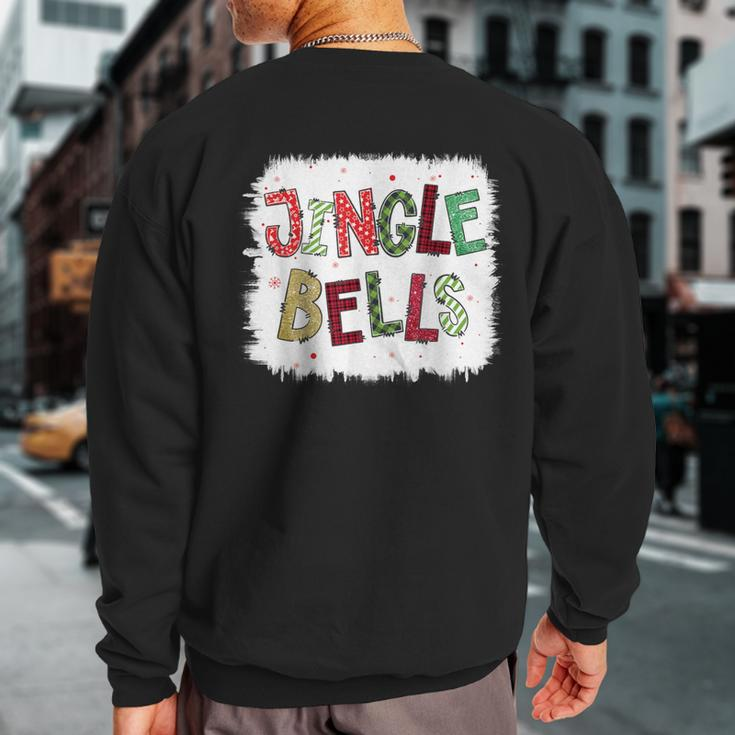 Jingle Bells Christmas Family Pajama Bleach Xmas Sweatshirt Back Print