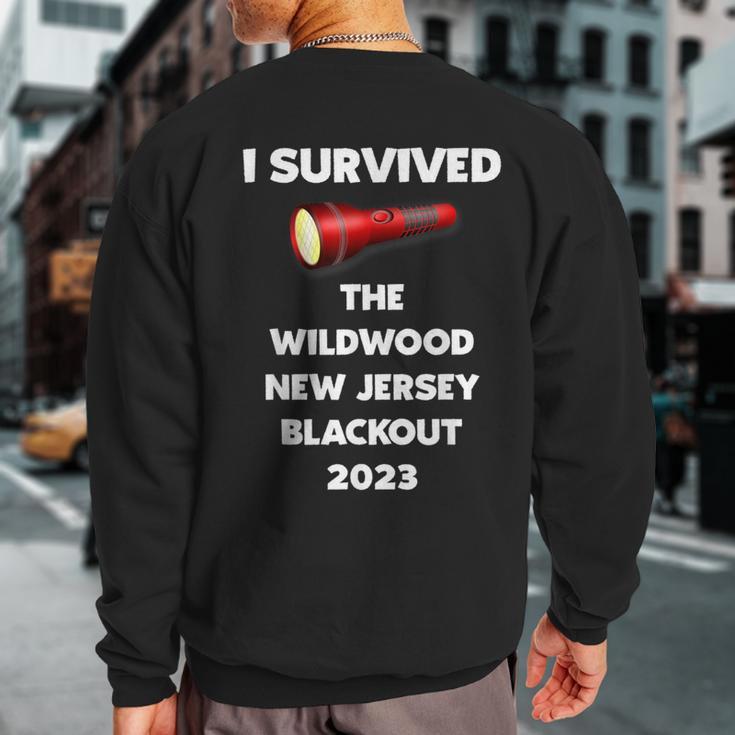 I Survived The Wildwood New Jersey Blackout 2023 Sweatshirt Back Print