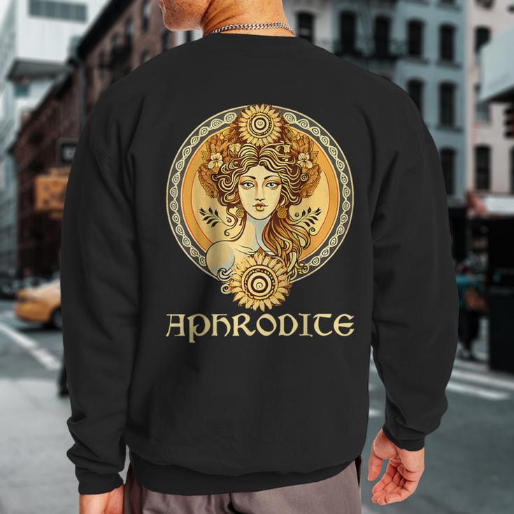 Greek Goddess Aphrodite Love And Beauty Ancient Greece Sweatshirt Back Print