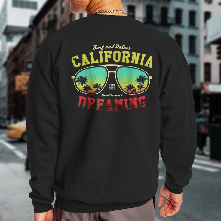 Los Angeles California Graphic Los Angeles Sweatshirt Back Print