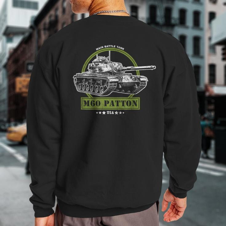 M60 Patton Main Battle Tank Sweatshirt Back Print