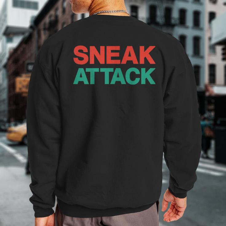 Ms Kim Sneaky Attack Korean Sweatshirt Back Print