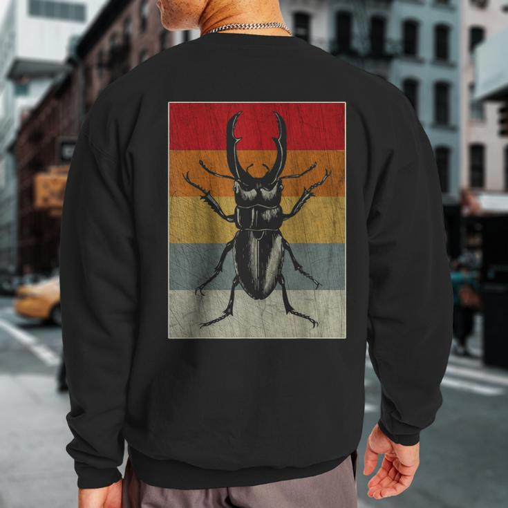 Retro Bug InsectCool Vintage Style Sweatshirt Back Print
