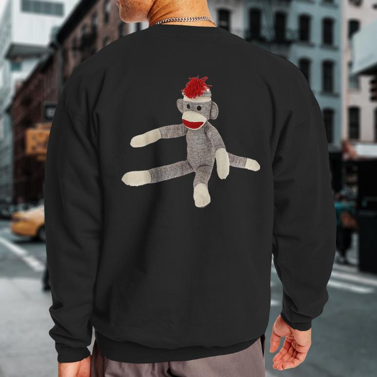 Sock Monkey Sweatshirt Back Print
