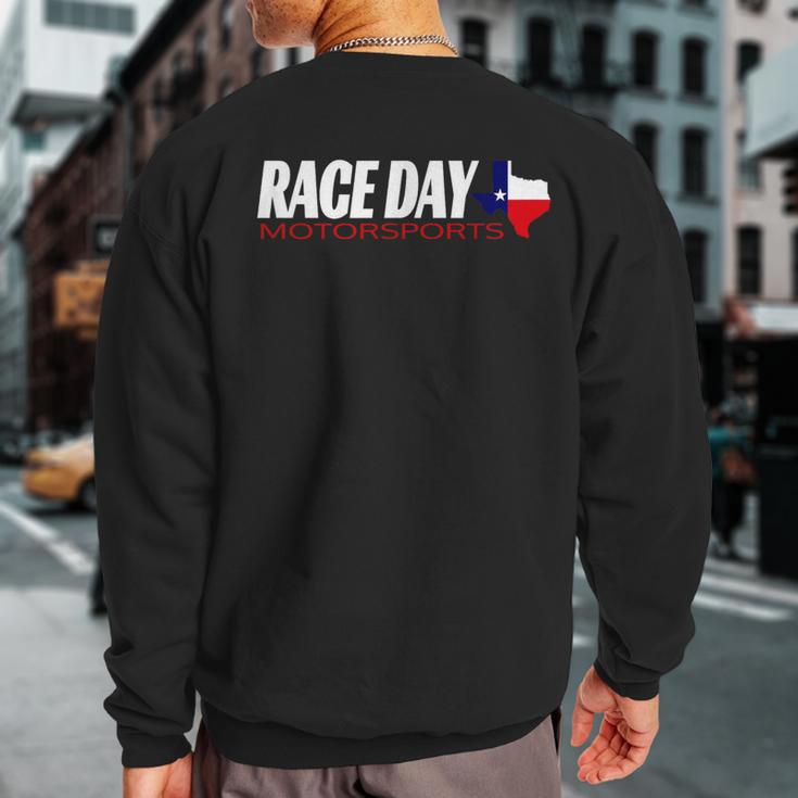 Texas Racing Race Day Auto Motorsport Speedway Sweatshirt Back Print