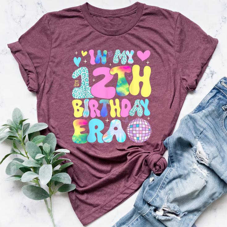 In My 12Th Birthday Era 12 Years Old Girls 12Th Birthday Bella Canvas T-shirt