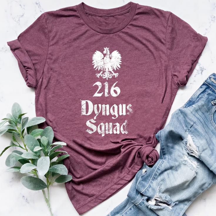 216 Dyngus Squad Polska Apparel Polish Pride Cleveland Bella Canvas T-shirt