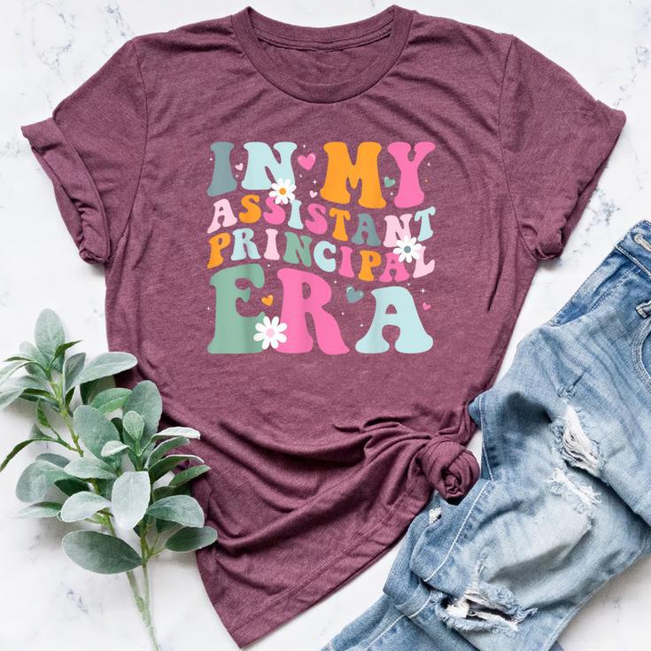 In My Assistant Principal Era Groovy Job Title School 2023 Bella Canvas T-shirt