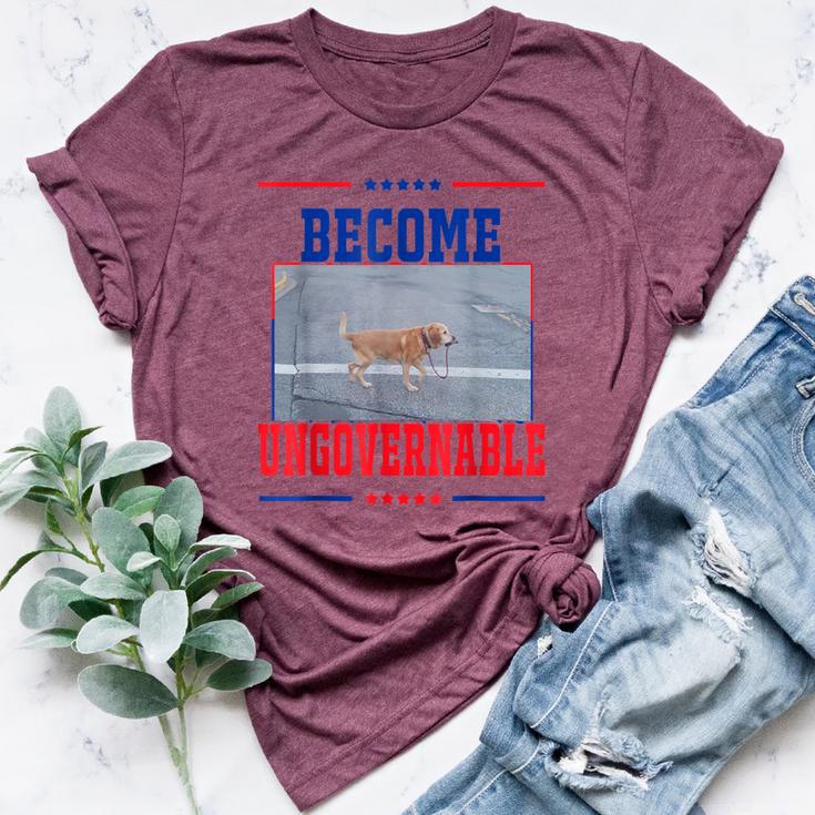 Become Ungovernable Dog Meme Women Bella Canvas T-shirt