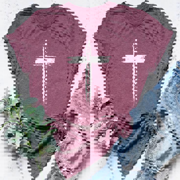 Believe Christian Cross Jesus Christ Christians Women Bella Canvas T-shirt Believe Christian Cross Jesus Christ Christians Women Bella Canvas T-shirt