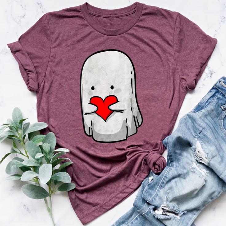 Be My Boo Ghost Happy Valentine's Day Couple Bella Canvas T-shirt