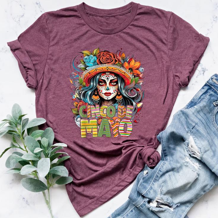 Cinco De Mayo Girl Mexican Fiesta 5 De Mayo Bella Canvas T-shirt