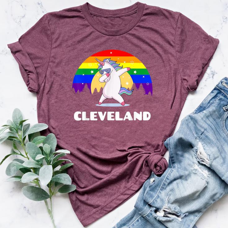 Cleveland Ohio Lgbtq Gay Pride Rainbow Bella Canvas T-shirt