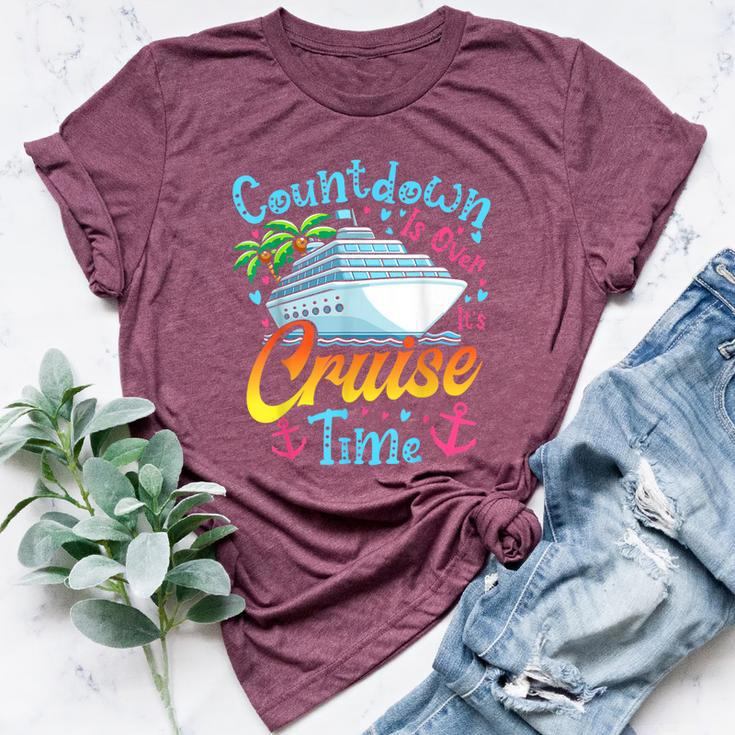 Countdown Is Over It's Cruise Time Cruise Ship Bella Canvas T-shirt