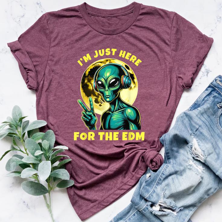 Edm Electronic Music Dj Rave Alien Women Bella Canvas T-shirt