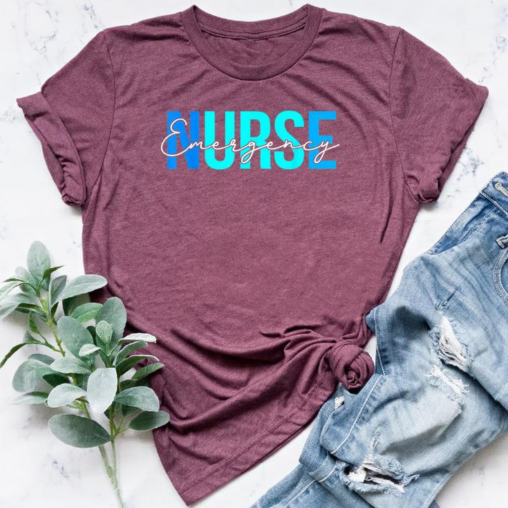 Emergency Nurse For Nursing Student Bella Canvas T-shirt