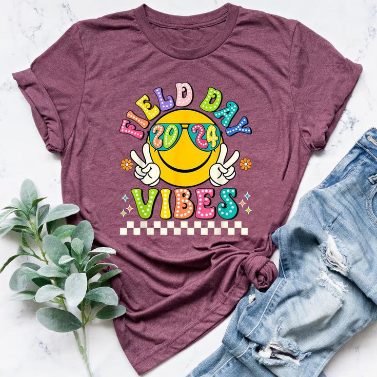 Field Day Vibes 2024 Field Trip Fun Day Teacher Student Bella Canvas T-shirt