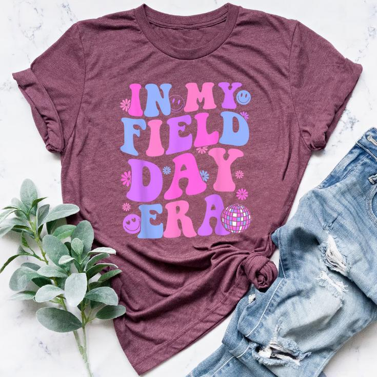 In My Field Trip Era Retro Groovy Teacher Field Day 2024 Bella Canvas T-shirt