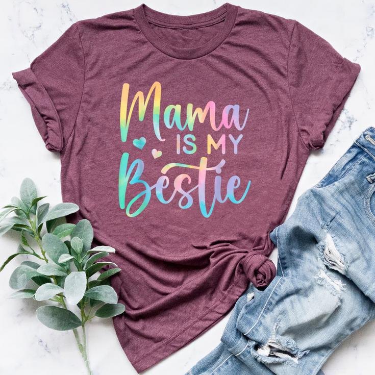 Bestie Mom Life Matching Mama Is My Bestie Bella Canvas T-shirt