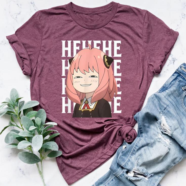 Emotion Smile Hi A Cute Girl For Family Holidays Bella Canvas T-shirt