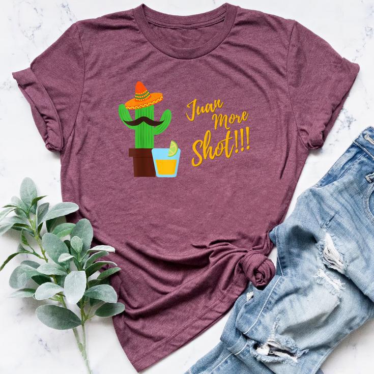 Mexican Cactus Meme Juan More Shot Party Bella Canvas T-shirt