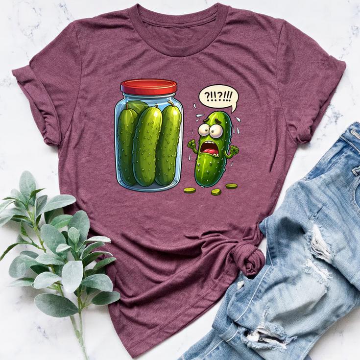 Pickle Surprise Of Sliced Pickles Pickle Women Bella Canvas T-shirt