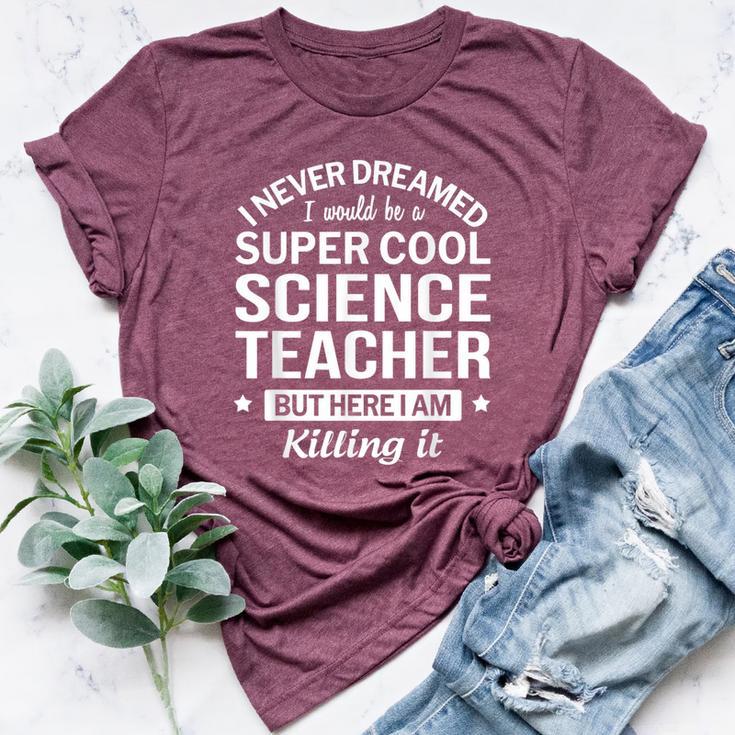 Science Teacher School Bella Canvas T-shirt