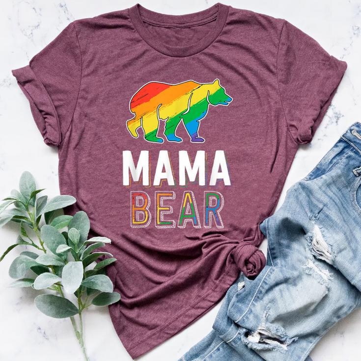 Gay Mama Bear Proud Mom Lgbtq Parent Lgbt Mother Bella Canvas T-shirt