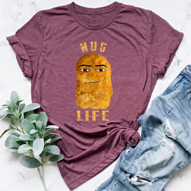 Gegagedigedagedago Nug Life Eye Joe Chicken Nugget Meme Bella Canvas T-shirt