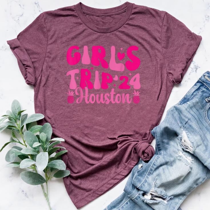Girls Trip 2024 Houston Weekend Vacation Birthday Bella Canvas T-shirt