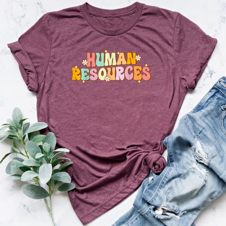 Groovy Human Resources Recruitment Specialist Hr Squad Bella Canvas T-shirt
