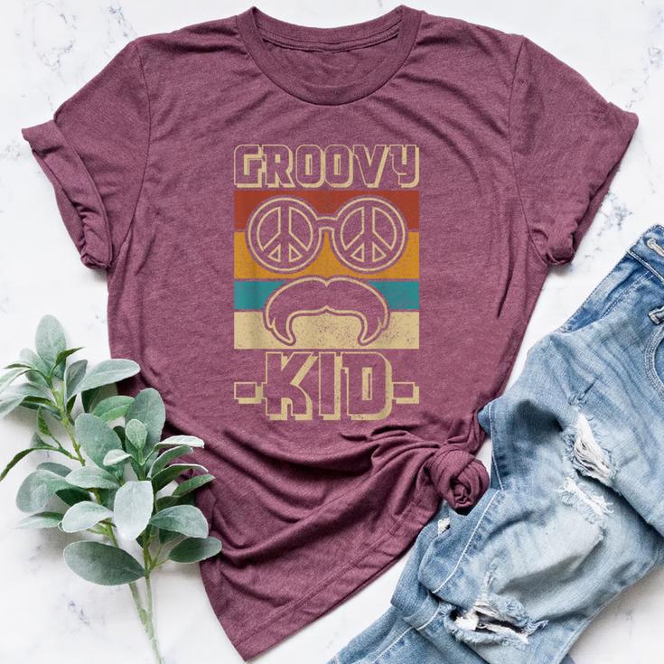 Groovy Kid 60S Theme Outfit 70S Themed Party Costume Hippie Bella Canvas T-shirt