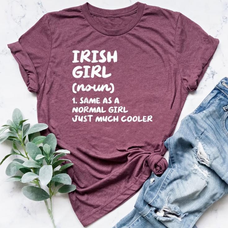 Irish Girl Definition Ireland Bella Canvas T-shirt
