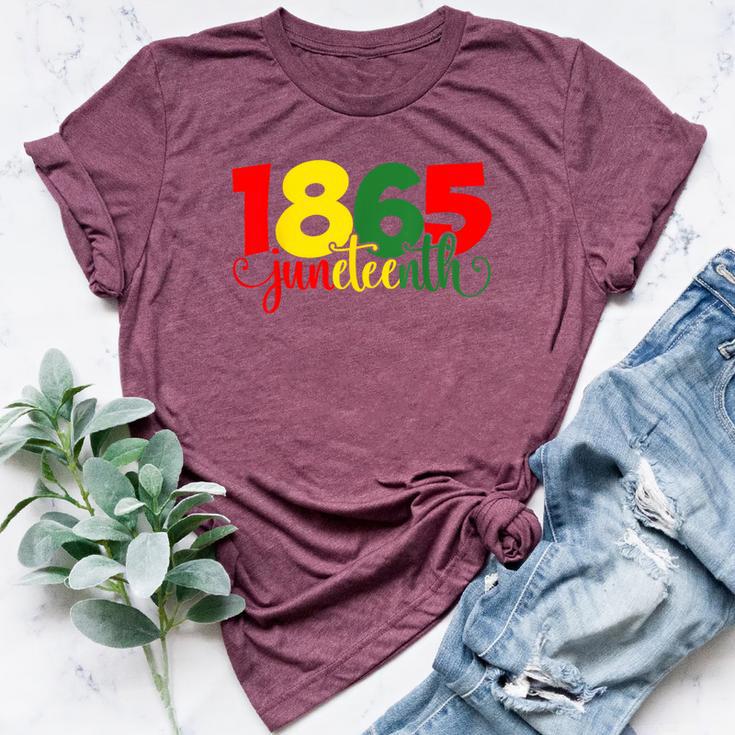 Junenth 1865 For June 19 Freedom Day Junenth Bella Canvas T-shirt