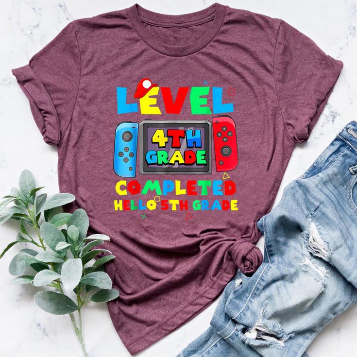 Level 4Th Grade Completed Hello 5Th Grade Last Day Of School Bella Canvas T-shirt