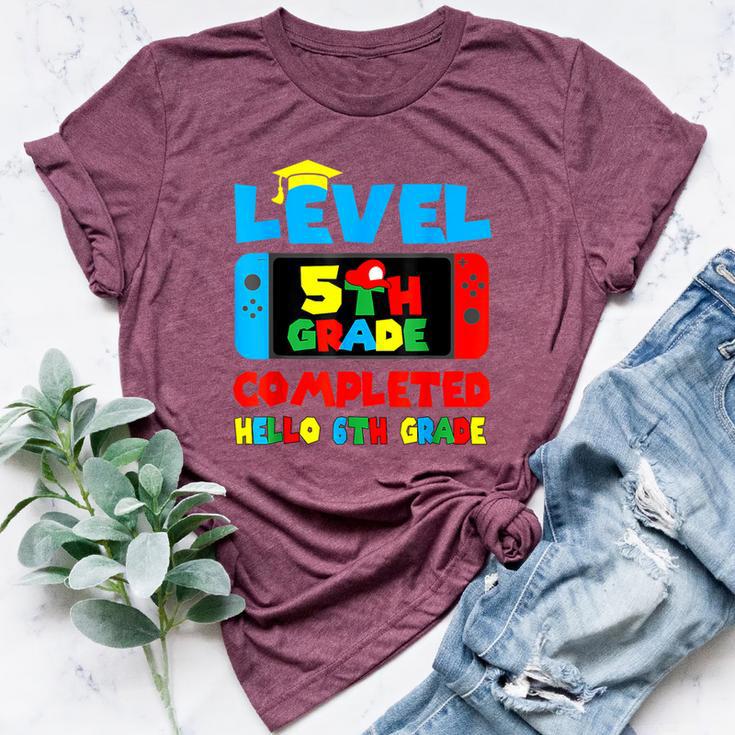 Level 5Th Grade Completed Hello 6Th Grade Last Day Of School Bella Canvas T-shirt