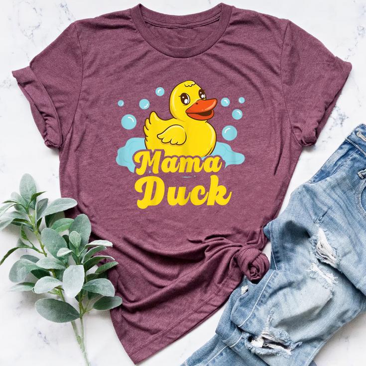 Mama Duck Mommy Duck Matching Family Rubber Duck Bella Canvas T-shirt