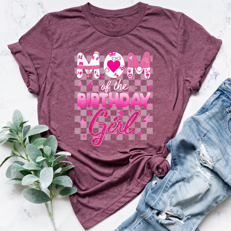 Mom And Dad Of The Birthday Girl Doll Family Party Decor Bella Canvas T-shirt