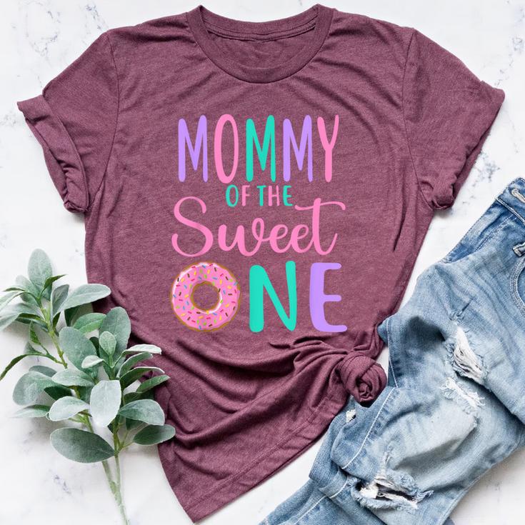 Mommy Of The Sweet One Mom 1St Birthday Girl Donut Party Bella Canvas T-shirt