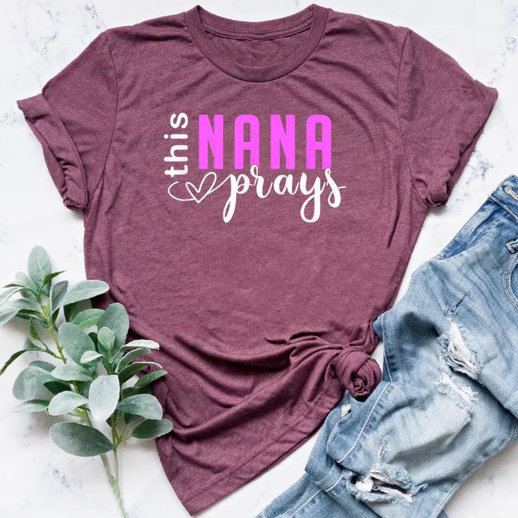 This Nana Love Prays Mother's Day Kid Bella Canvas T-shirt